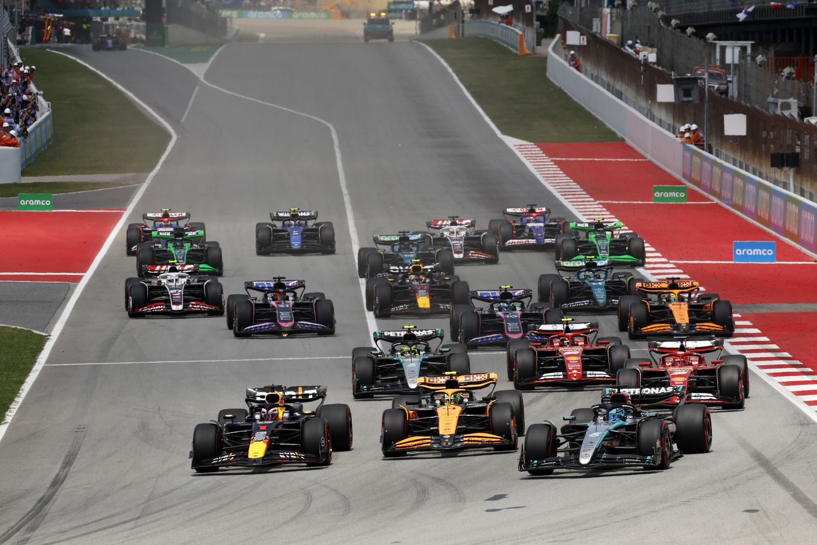 Départ du Grand Prix d'Espagne 2024